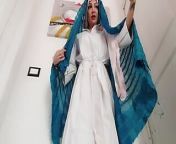 vulgar virgin mary loves you too much from madonna goes hot with her fan