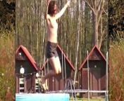 Funky Guste -Topless skipping from xxx gust