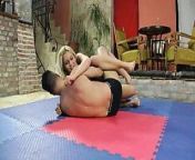 Cecilia Scott vs. Greek Boy from shemuscle mixed wrestling with boy and girl