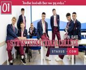Staxus International CollegeEpisode 01 (Story And Sex) : Young College Students Have Sex After School! from sex school gay