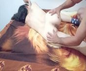 Indian stepsister lends her hole to masturbate and squirt cum on her little butt. from aunty ass hole smell family sex videos