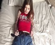 a student found a way to fuck her STEPDAD from tight geans