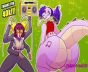 Purplemantis Twerk & Assjob Compilation 2021 from marnie hentai pokemon shield and sword hen