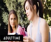 ADULT TIME - College Student Freya Parker Falls For Her Shy Lesbian Tutor Gizelle Blanco from derya sonay porno