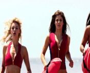 Kelly Rohrbach & Alexandra Daddario Boobs in Baywatch Scene from ilfenesh hadera