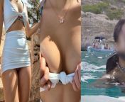 REAL Outdoor public sex, showing pussy and underwater creampie from chinese shaved pussy fucked