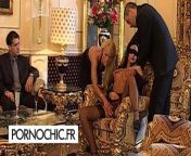 Swinger foursome and anal sex in a castle from hard sex with blonde castle