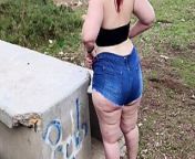 Fat Ass Redhead Gets Fucked Outdoors from chandamam jeans