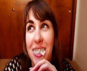 Braceface Teen Deepthroat Practice from 18 pornsex videos 9xnxx com
