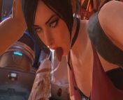 Ada Wong Deephroat Blowjob close up : Resident Evil Parody from resident evil sexy ada wong