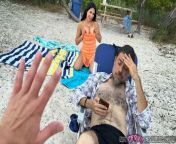 Bored AS FUCK... So my stepsis lets me bang her quick on public beach! - Serena Santos - from yen santos top less nude photos