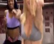 Holly Holm dancing from 2014 2017 ufc girl