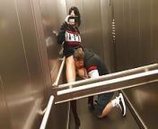 My fastest Orgasm ever in a Public elevator Dada Deville from dada xxx