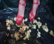Lady L crush apples with 18 cm red high heels from lady barbaraw xxx cm skinuki wife sex in dimapur