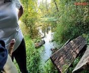 munichgold's outdoor habdjob, blowjob public in the forest .. have fun from mom games