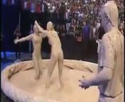 TRISH STRATUS STACY KEIBLER MUD WRESTLING !! from www wwe trish stratus at truck stop c