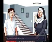 Summertime Saga - Maria got spanked by the Nun from nun ma