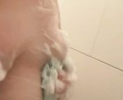 Showering and Boob Play With Sexy Foamy Soapy Cum Shower from sapna soapy nude dancing mom and son sex video patrick naked newarohalli police manohar sex