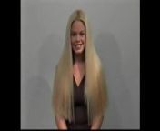 Heather Long Silky Blond Hair from long sliky hair poling hot xxx