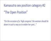 Kamasutra Positions with Kamasutra pictures in KAMASUTRA from kamasutra dancing sex video short clip
