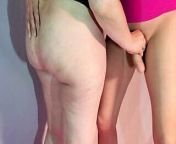 With Her Big ass showing she gives Him a Pantyhose Handjob from fat white mature girls nude