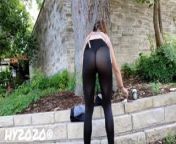 Visible Thong in see Thru Leggings from ava fiore see thru shower