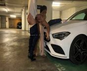 Angela Doll - Too horny guy cums in my pussy while he fucks me in underground parking lot from stenger cum in my under the breedg