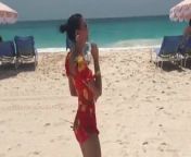Victoria Justice dancing on the beach from victoria justice xxx