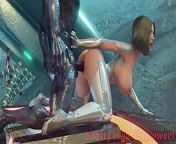 Venom fucks Pretty Woman with a big cock from alien and woman