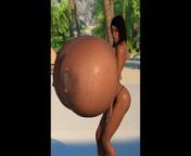 Huge Growing Tits Cum Tribute 01 (re-upload) from butt expansion belly cartoon belly explosion belloon beach