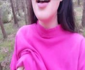 Outdoors risky JOI in the woods, your fantasy (GERMAN) from nudist pagent