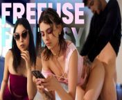 Free Use Teen Takes A Phone Call While Getting Fucked - FreeUse Fantasy Threesome from punjabi prank phone call free funny video