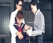 The two lesbian Japanese guards bring a poor innocent girl. from asian sadistic