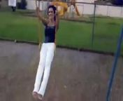 Denise Milani Hot on Swing - non nude from sindhu tolani hot navel first night