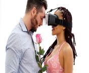 VRBangers Hot Ebony Fucked Hard on Valentines Day Girl VR from girl vr girl sexl