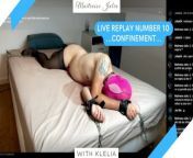 Sequestration and Locked up of my Slave - Teaser Replay of a 4-hour Live Cam by Mistress Julia from bound your cum is mine milf makes husband cum 3 times