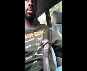 Sucking the Black Cock in the Car from sucking black cock