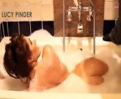 lucy pinder taking a bath from lucy pinder massage video