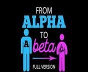 From alpha to full version - Audio Only from alpha c