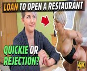 LOAN4K. Fast food worker needs a lot of cash to start own from loan4k girl gets a lot of money after sucking and riding a dick