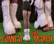 Combat Girl Marching on Your Cock and Balls from indian girl feet trample boy video real sexy xxx video 3gp free gla film star sex video nokar or malkin