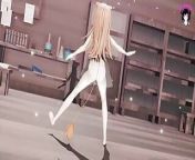 Cute Teen In White Dress Dancing (3D HENTAI) from dancing 3d