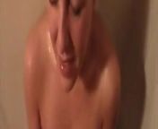 Young pee slut gets golden shower in the tub from young pee