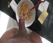 Cindy eat piss cereal for breakfast from eat piss