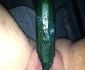 Creamy Pussy: She pushes out the veggie and cream from horny desi girl stuffing veggie in pussy and masturbating hard mms