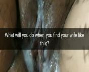 What would you do if you found your wife after a gangbang like this? from 布尔萨怎么在附近的人找服务薇信1646224 koqa