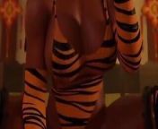Tiger Girl Riding Like A Real Kitty from april tiger girl fuck