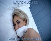 Lauren Louise - Topless Bondage Tied Up Gagged Bound and Gagged ( GagAttack.NL ) from lauren louise nude striptease porn