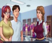 Summertime Saga - Nude at school (pt.1) from animation at school