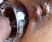 pee in the vagina, filling the whole vagina from filled the whole face with sperm to his stepsister cum on face